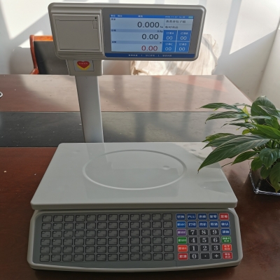 智慧農貿溯源智能秤XC729 WIFI 打印TFT